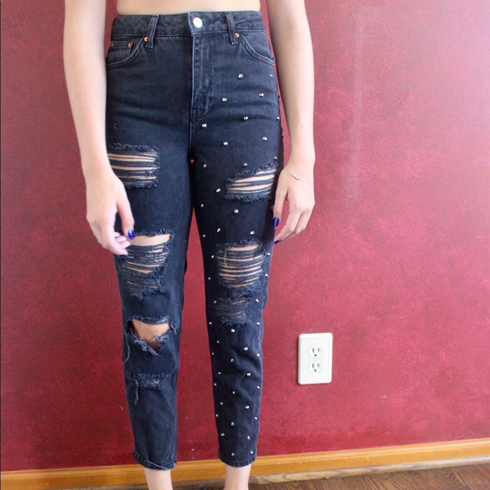 TopShop Moto Mom Jean